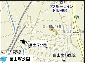 富士塚公園　地図